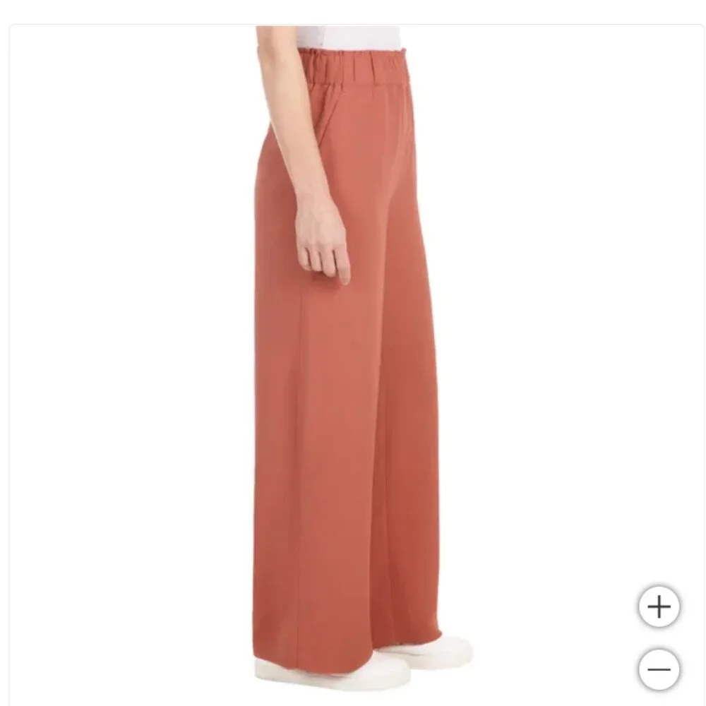 Hilary Radley Ladies' Crinkle Fluid Pant Red - Picture 2 of 3